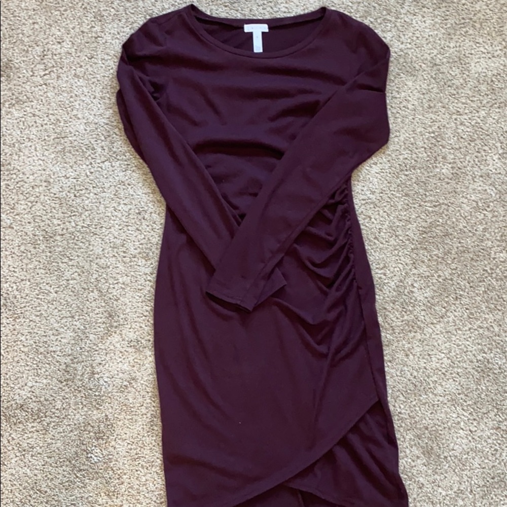 Leith body con ruched dress